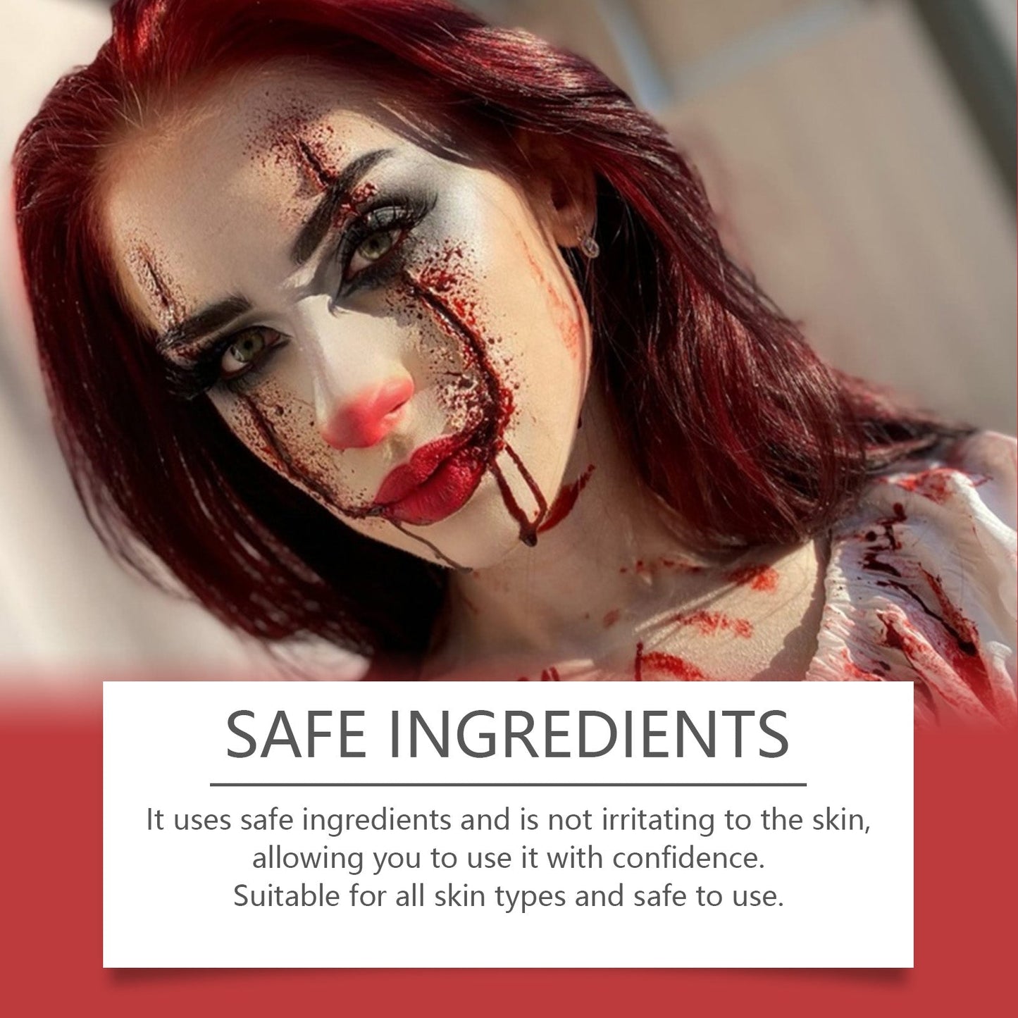Premium Halloween Fake Blood Cream for Pranks and Effects