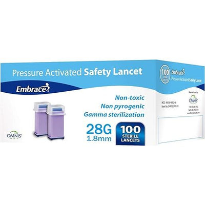 Lancetas de Seguridad Embrace 100ct