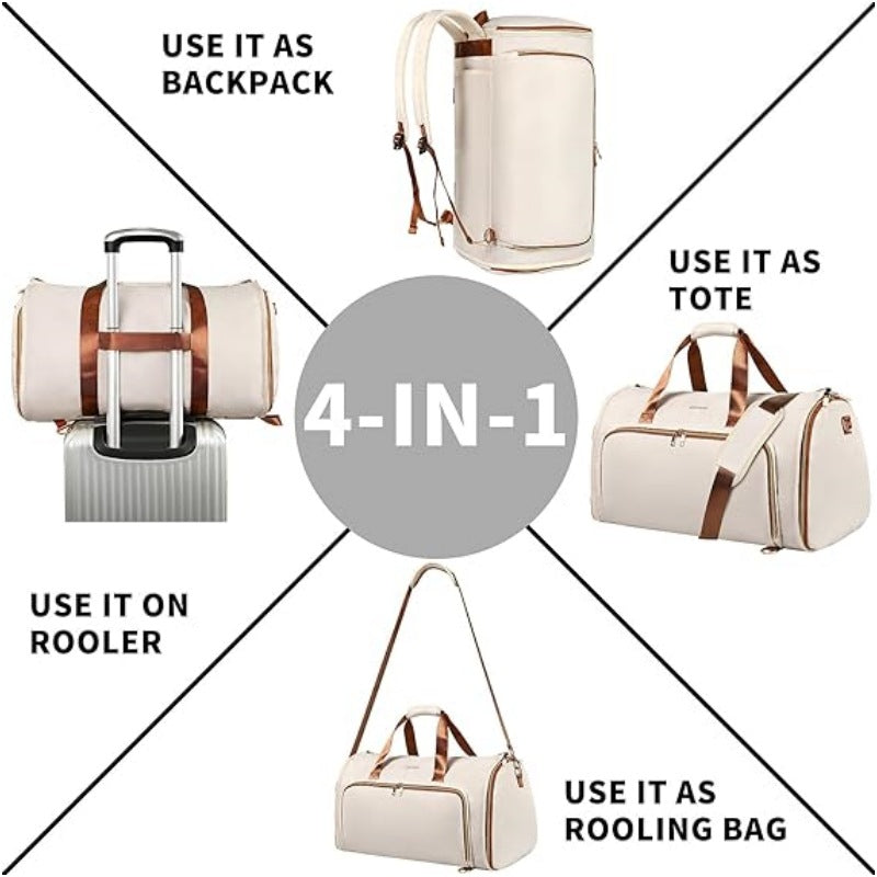 Sac à costume pliable en tissu convertible résistant à l'usure