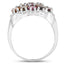 5.89 Carat Multi Tourmaline Sterling Silver Cocktail Ring