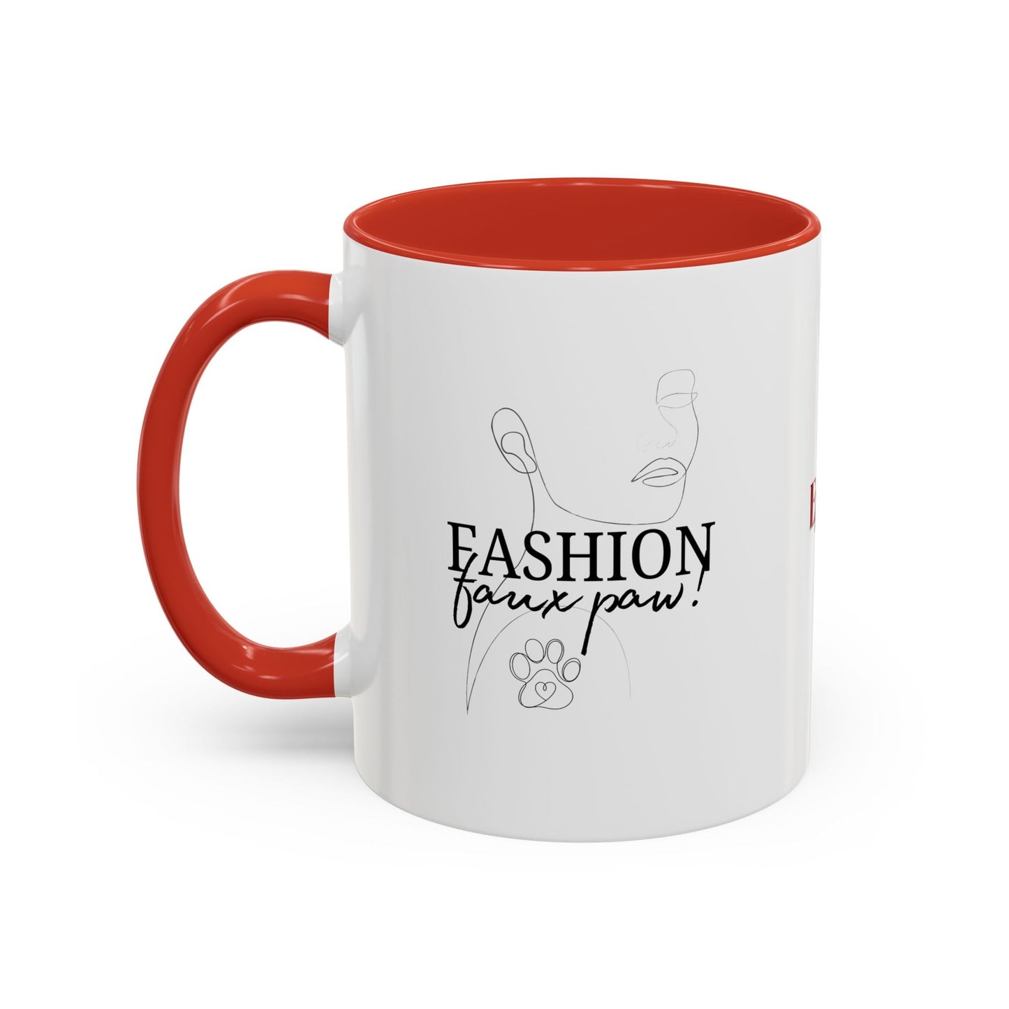 Stylish Faux Paw Accent Coffee Mug - Perfect for Your Brew (11oz & 15oz) - Korvel
