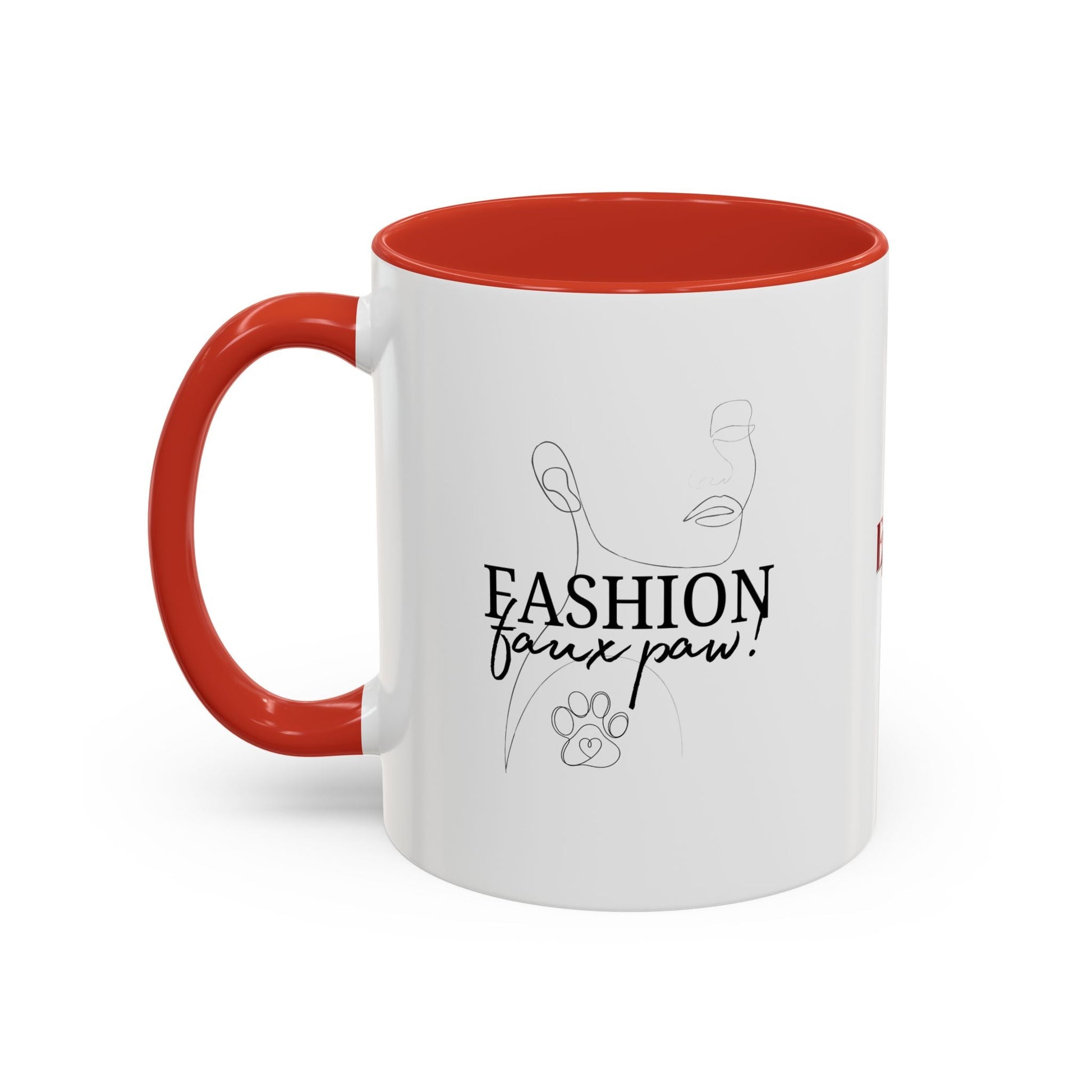 Stylish Faux Paw Accent Coffee Mug - Perfect for Your Brew (11oz & 15oz) - Korvel