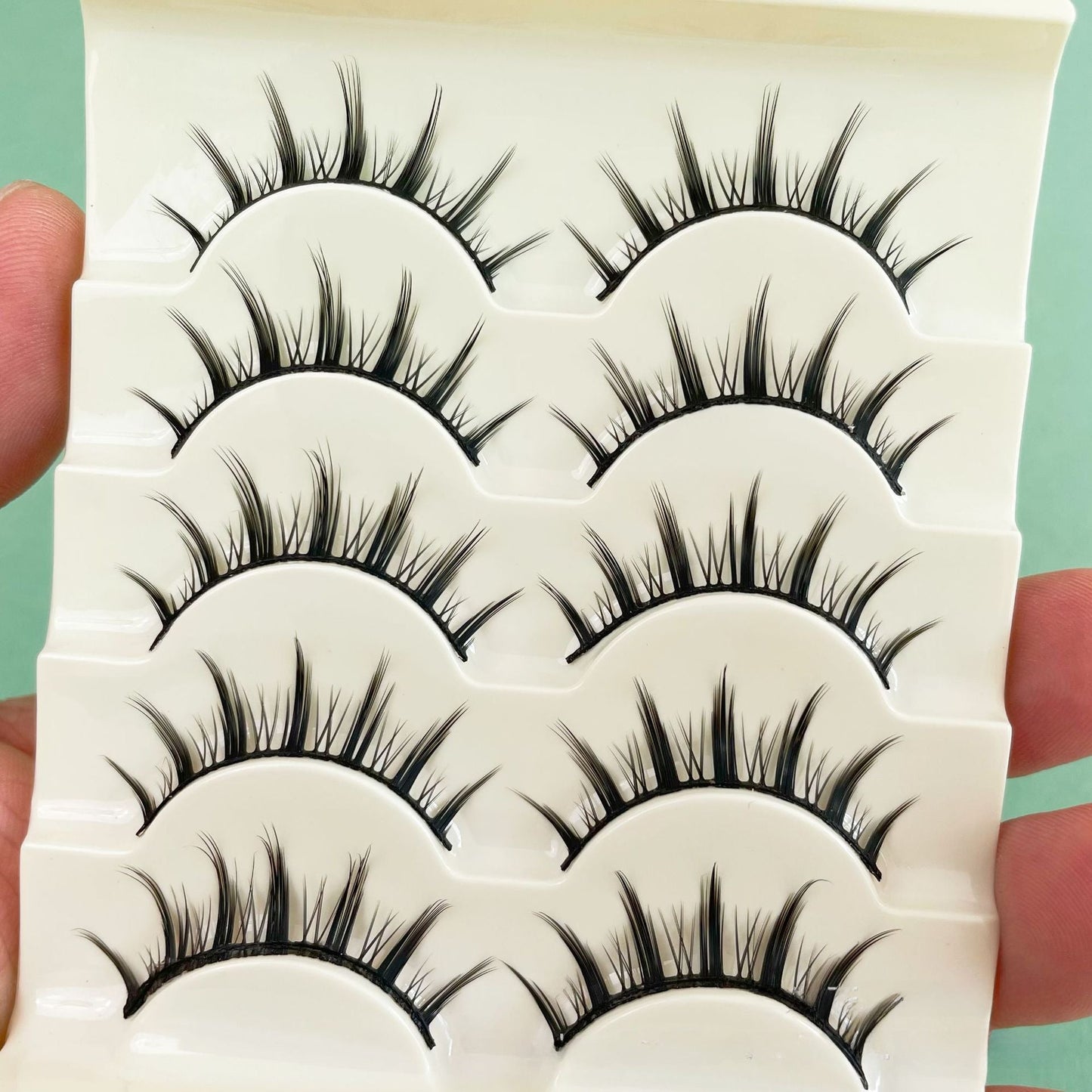 Cartoon Bushy Black Terrier Big Devil False Eyelashes Whole Piece Barbie Eyelashes Natural Little Devil - Korvel