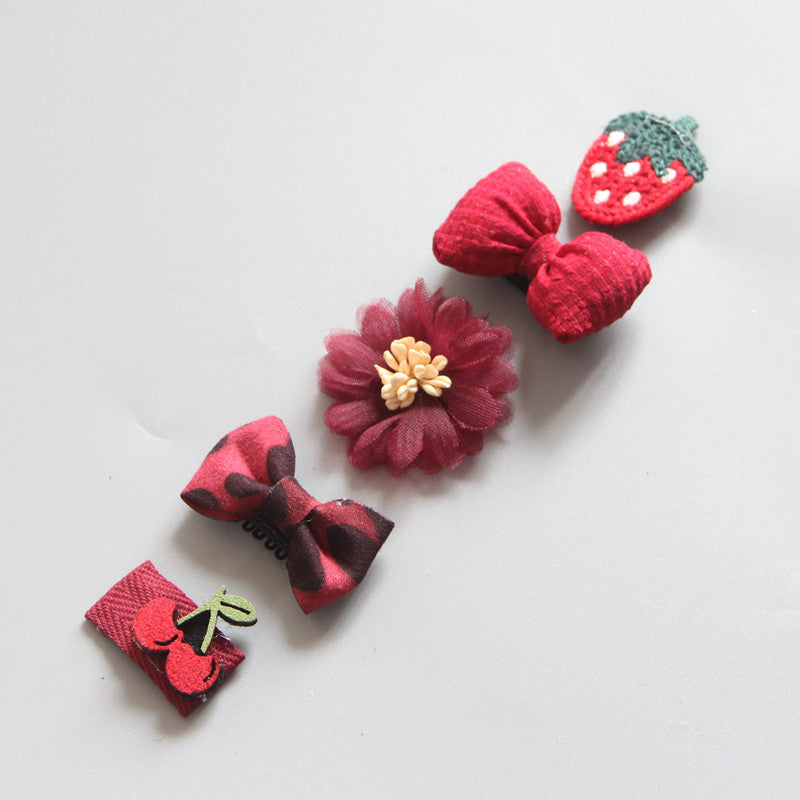 Juego de Clips para el Cabello de la Pequeña Princesa Coreana para Niñas
