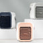 New portable water cooling fan Mini home desktop air conditioner fan USB charging cooling fan - Korvel