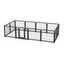 Parque para perros portátil de 12 piezas - Cerca interior/exterior de 24"