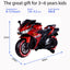 kids motorcycle 12V motorcycle for kids 3 4 5 6 years Boys Girls 12v7ah kids motorcycle ride on toy with Training Wheels - Korvel