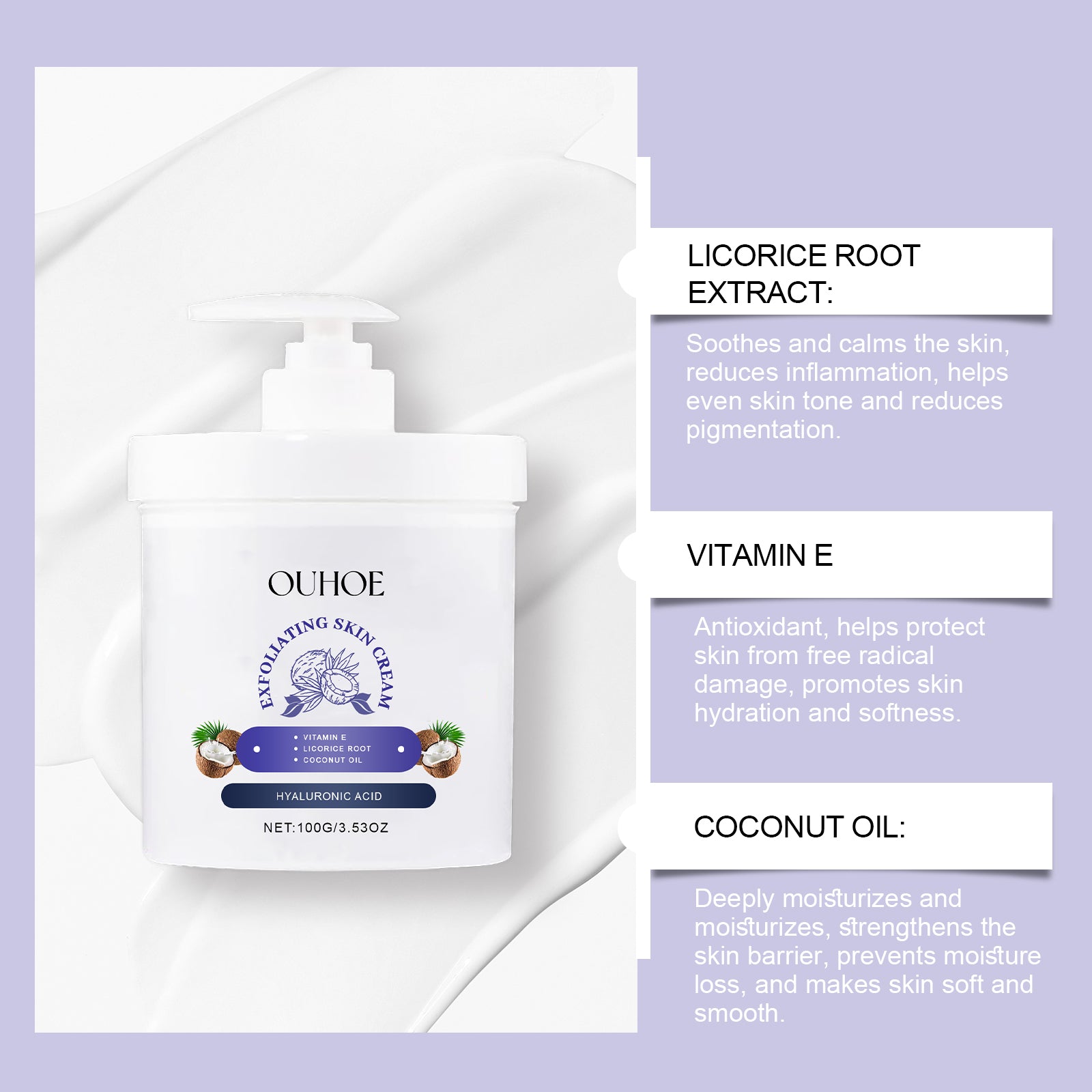 Coconut Body Moisturizer, Coconut Moisturizing Essence For The Whole Body To Lubricate Skin And Moisturize Light Lines - Korvel