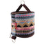 Outdoor camping folding ethnic style paper box storage bag car roll paper tissue box small cloth bag storage bag - Korvel
