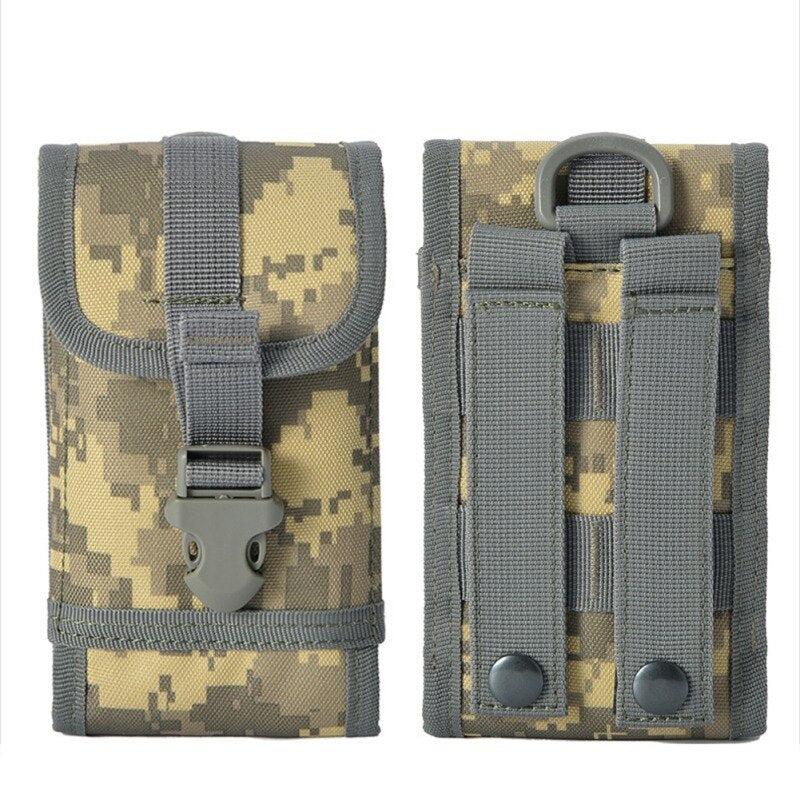 Tactical Outdoor Military Molle Utility Waist Bag Hunt Accessories Phone Belt Pouch Cell Phone Holder Mobile Phone Case - Korvel