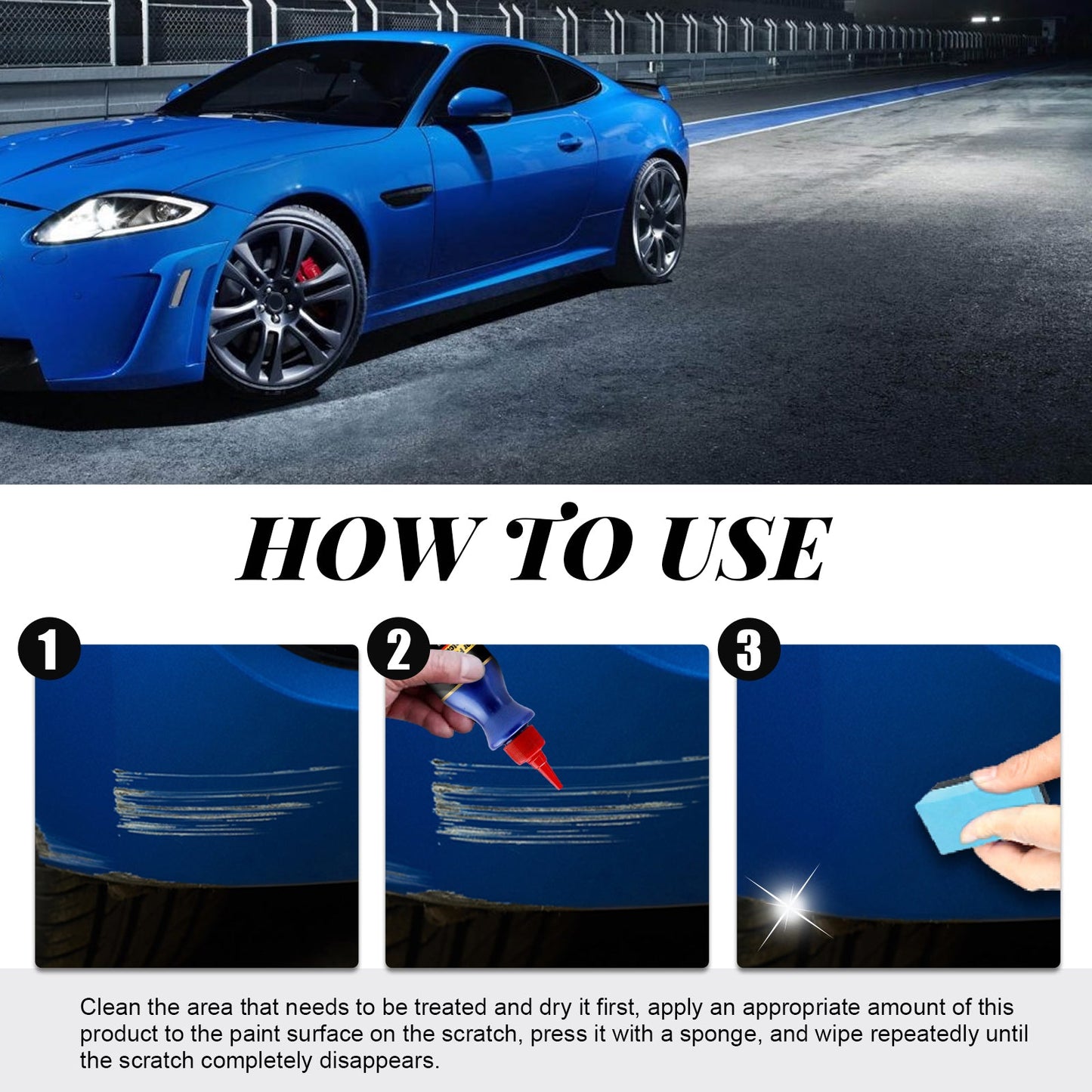 Car Paint To Scratch Artifact, Remove Paint Scratches Repair Protection Scratches Decontamination Polishing - Korvel