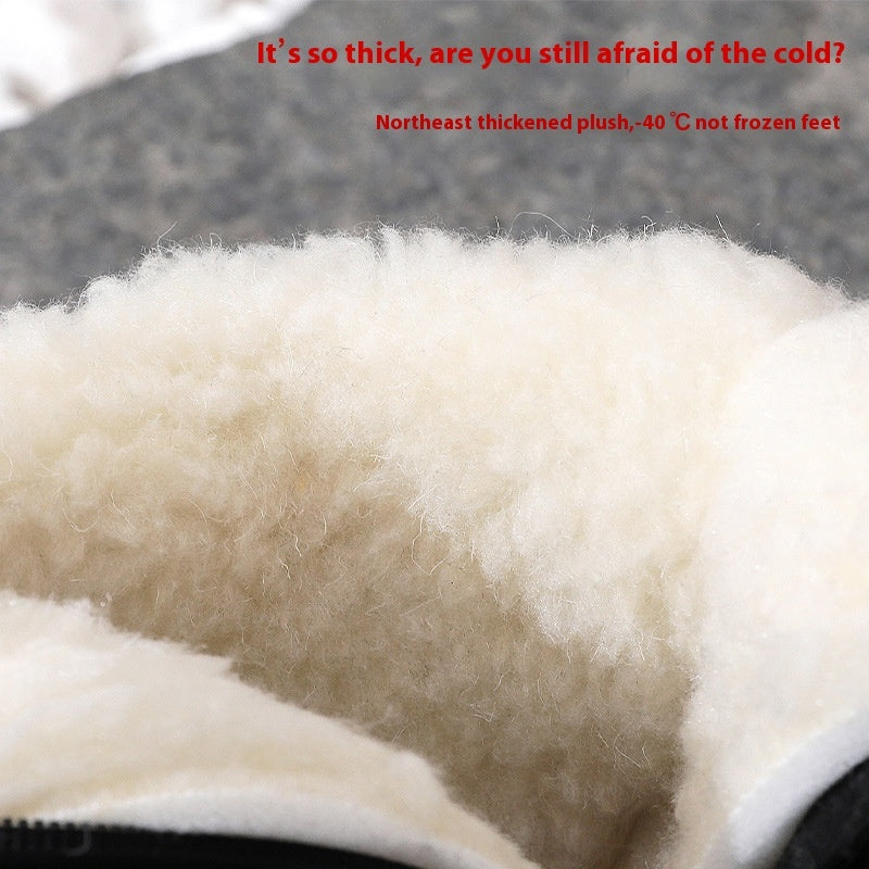 Botas de Nieve Gruesas para Hombre para el Invierno al Aire Libre