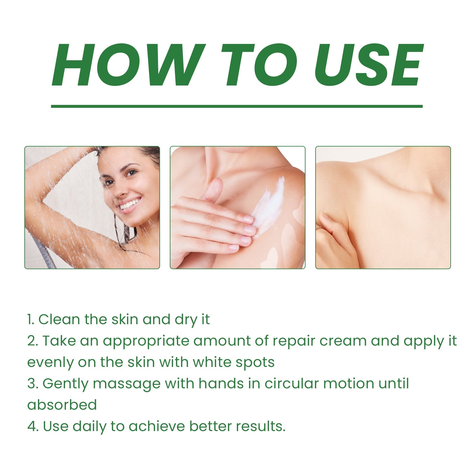 White Spot Repair Cream Skin White Spot Melanin Repair Even Skin Tone Topical Care Cream - Korvel