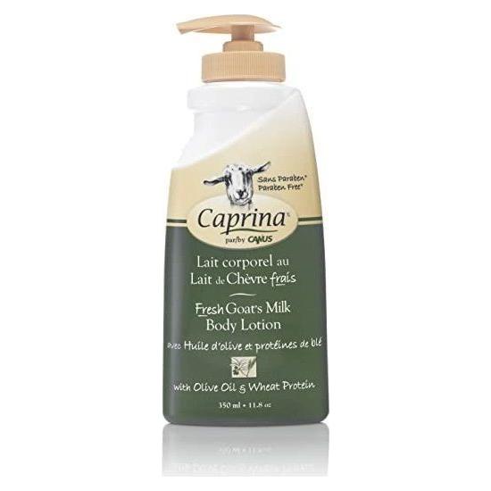 Lotion corporelle Canus Caprina avec huile d'olive et protéines de blé - 11,8 oz