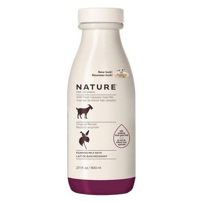 Canus Nature Foaming Milk Bath with Fresh Goat Milk - 27.1 Oz