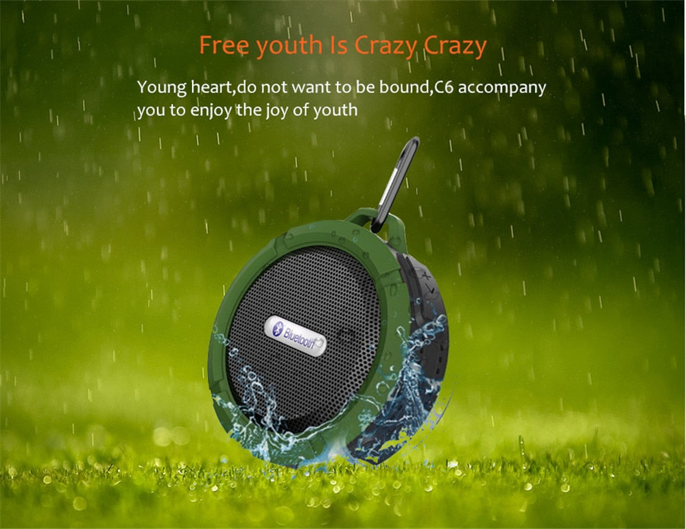Portable Speaker Bluetooth Outdoor Wireless Music Speaker Subwoofer Sports Stereo Sound Mini Speaker Bluetooth Portable Bass - Korvel