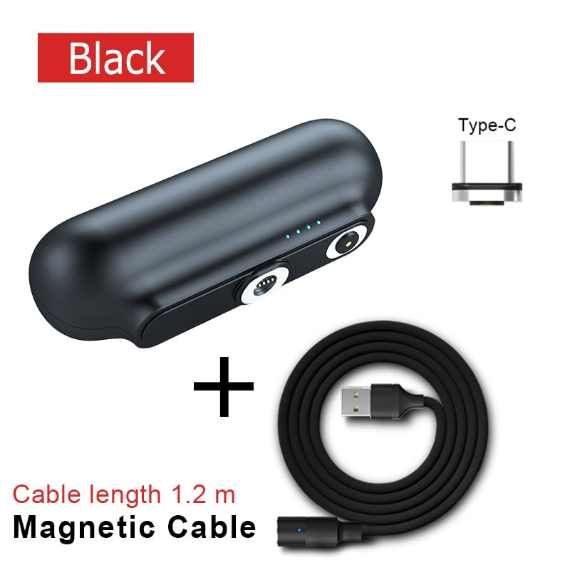 For iPhone 12 Magnetic Power Bank 2600mAh Mini Magnet Charger Power Bank For Xiaomi Emergency Portable Magnetic External Battery - Korvel