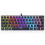 HXSJ new 61 key wired mechanical keyboard, blue axis pudding keycap, color backlit game, office and home use - Korvel