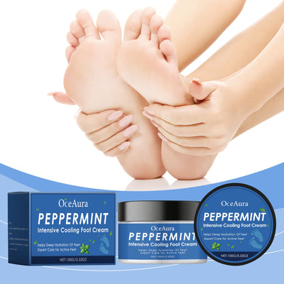 Mint Refreshing Foot Cream Hydrates And Restores Dry And Rough Skin With A Refreshing And Soothing Foot Cream - Korvel