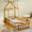 Cama Infantil de Madera de Tamaño Twin con Cabecera Desmontable