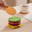 Burger Coaster Set - 8 Piece Insulation Pads