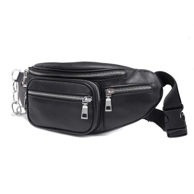 Bolso de Cintura de Cadena Unisex Premium - Estilo Mensajero Versátil