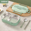 Food grade microwaveable stainless steel compartment insulation lunch box - Korvel
