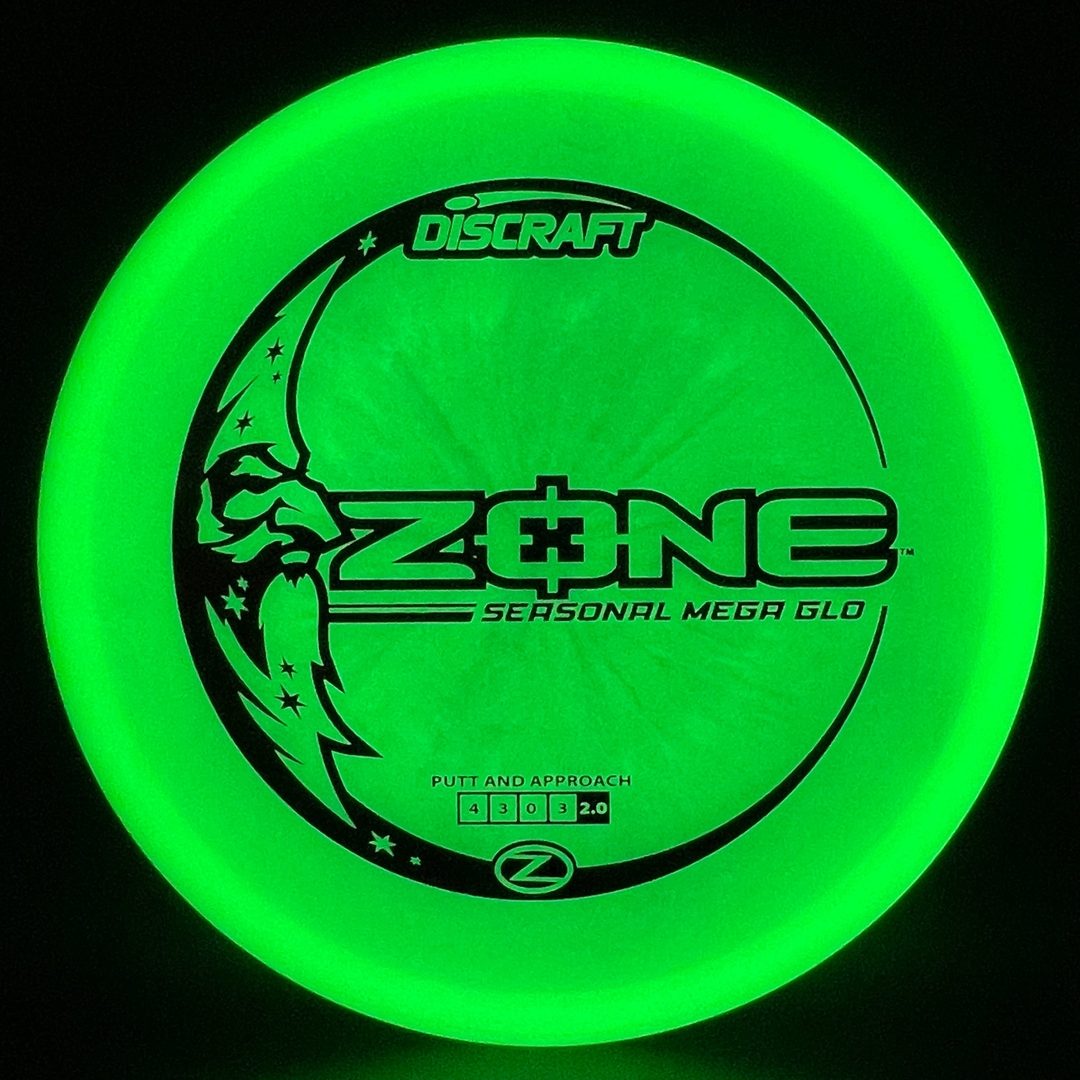 Discraft Mega Glo Zone - Premium Glow Disc Golf Putter
