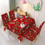 Festive Waterproof Tablecloth with Santa Claus Design