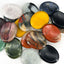 Thumb Worry Stones Oval Massage Quartz Healing Crystal Chakra Energy Therapy Meditation Spiritual Natural Gemstone Decor - Korvel