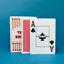 Texas Hold'em PVC waterproof poker, coarse frosted, pro - authorized, wide & large - printed - Korvel