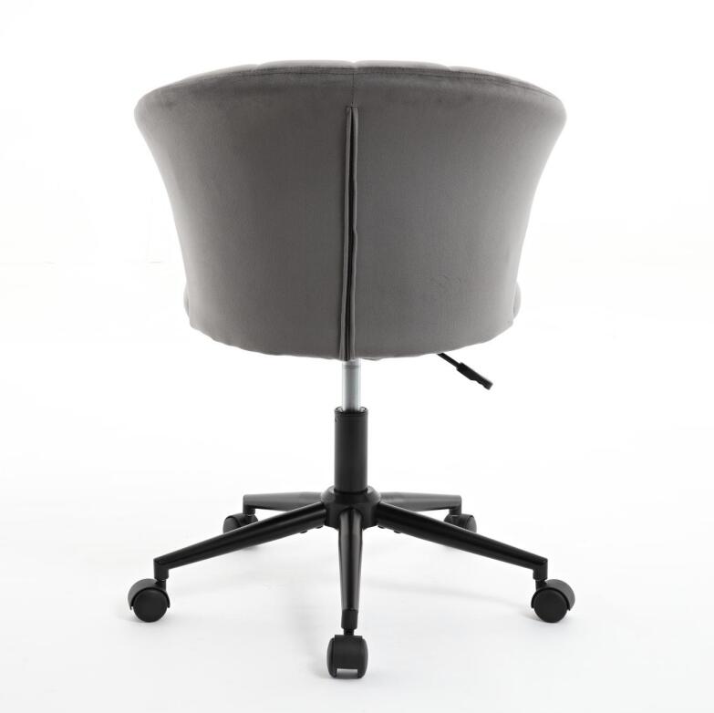 Home Office Chair, Velvet Fabric Swivel Flower Shape Computer Desk Chair for Home Office or Bedroom - Korvel