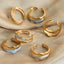 18K Gold-Plated Open Ring - Korvel