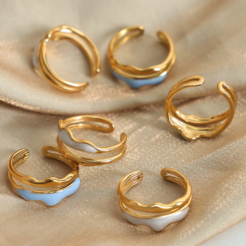 18K Gold-Plated Open Ring - Korvel