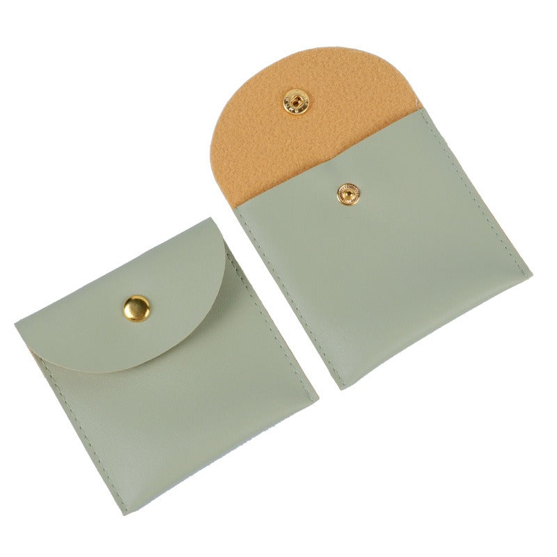 Jewelry bag leather buckle storage bag - Korvel
