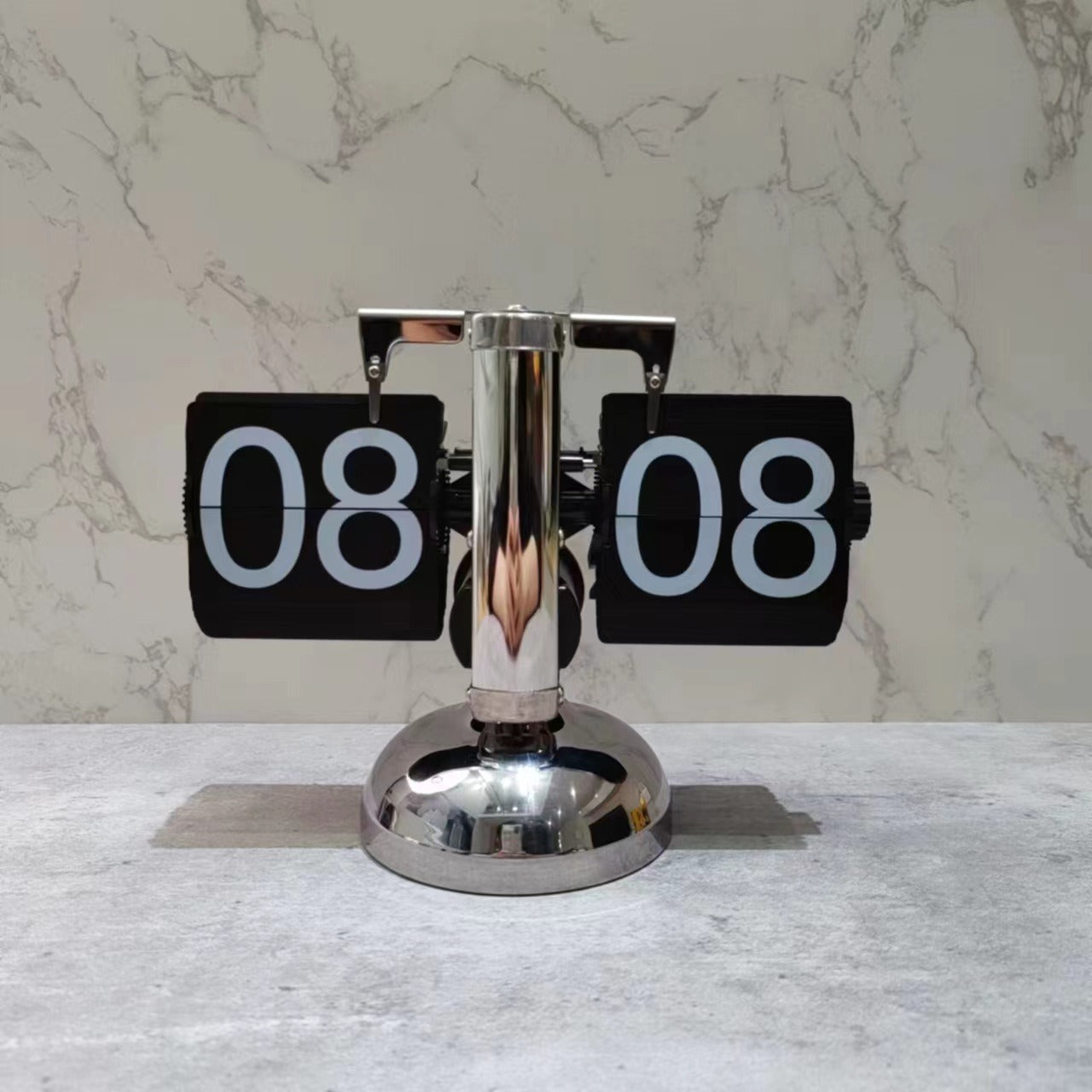 Retro Small Balance Automatic Flipping Clocks Living Room Desktop Clocks - Korvel