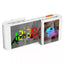 Creative S-shaped Dual-Screen RGB Alarm Clock with Night Light