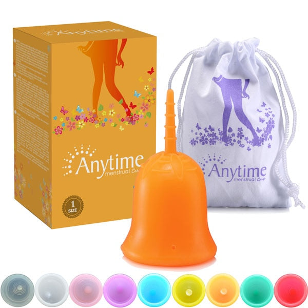 Anytime Feminine Hygiene Lady Cup Menstrual Cup Wholesale Reusable Medical Grade Silicone For Women Menstruation - Korvel