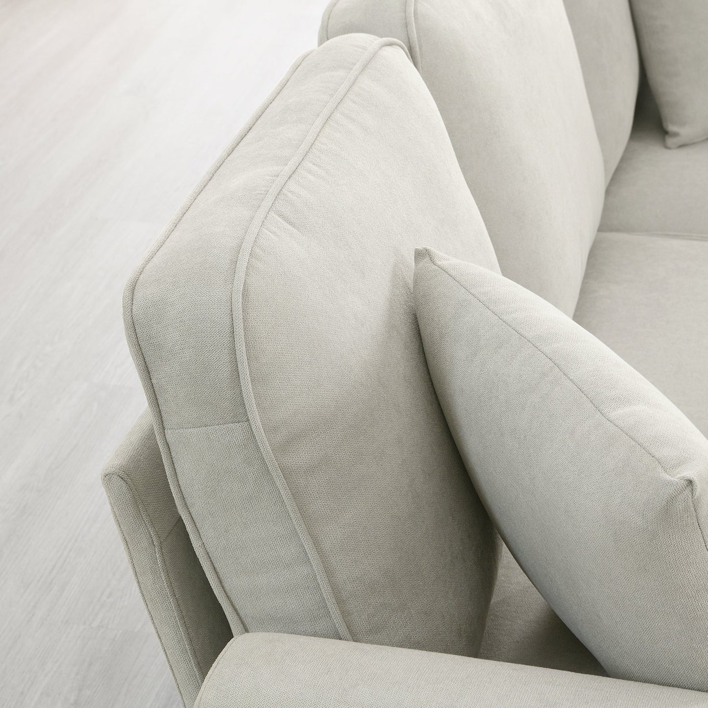 [VIDEO provided] [New] 108*85.5" Modern U Shape Sectional Sofa 7 Seat Fabric Sectional Sofa Set - Korvel