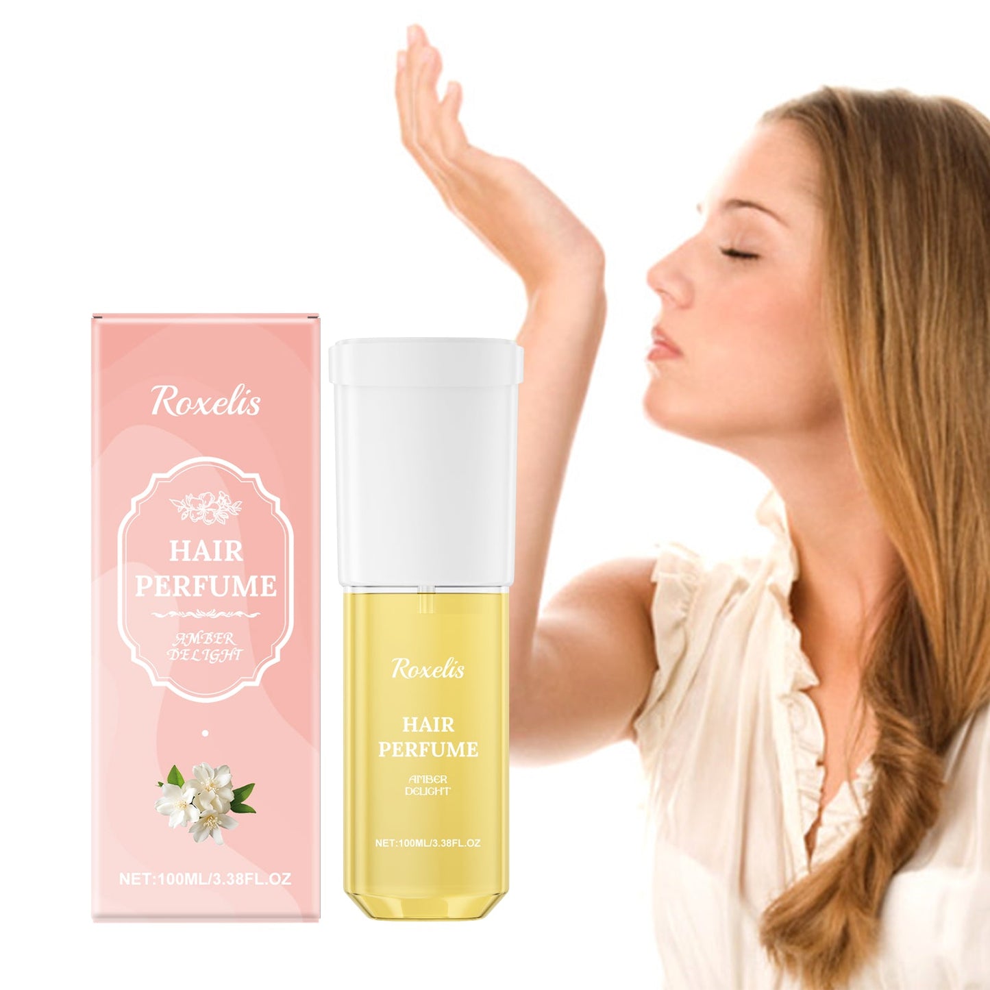 Women's Hair Flower Fragrance Perfume Spray Nourishing Hair Deep Hydrating Fresh Floral Fragrance Hair Perfume Spray - Korvel
