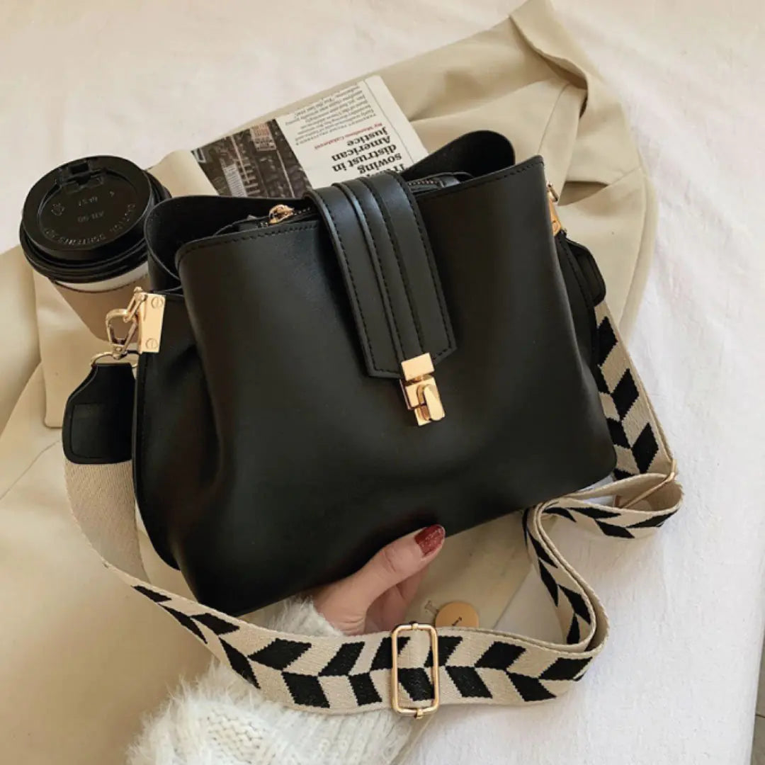 Bolso de Hombro a Cuadros Chic