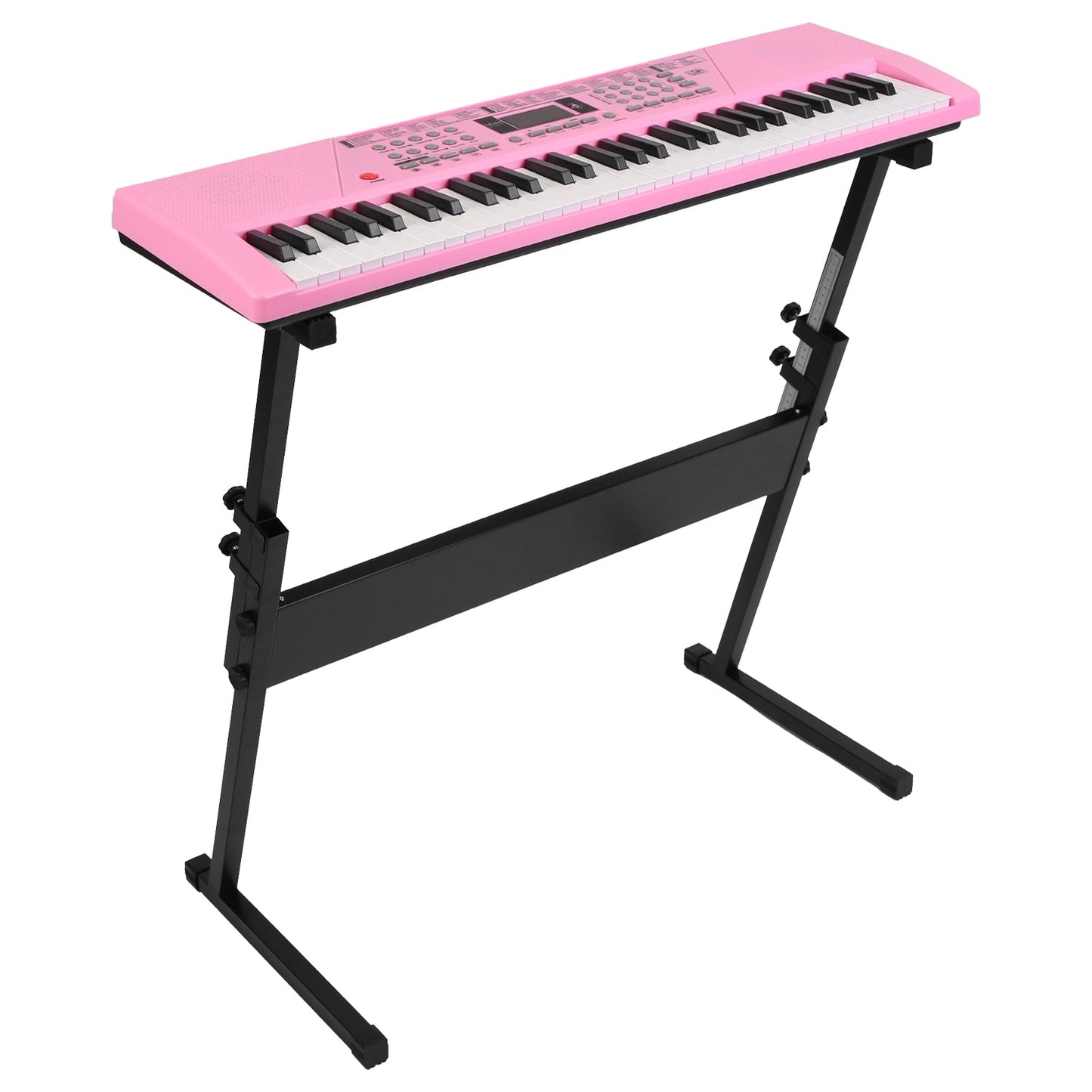 61-Key Digital Music Keyboard for Kids with Microphone Stand