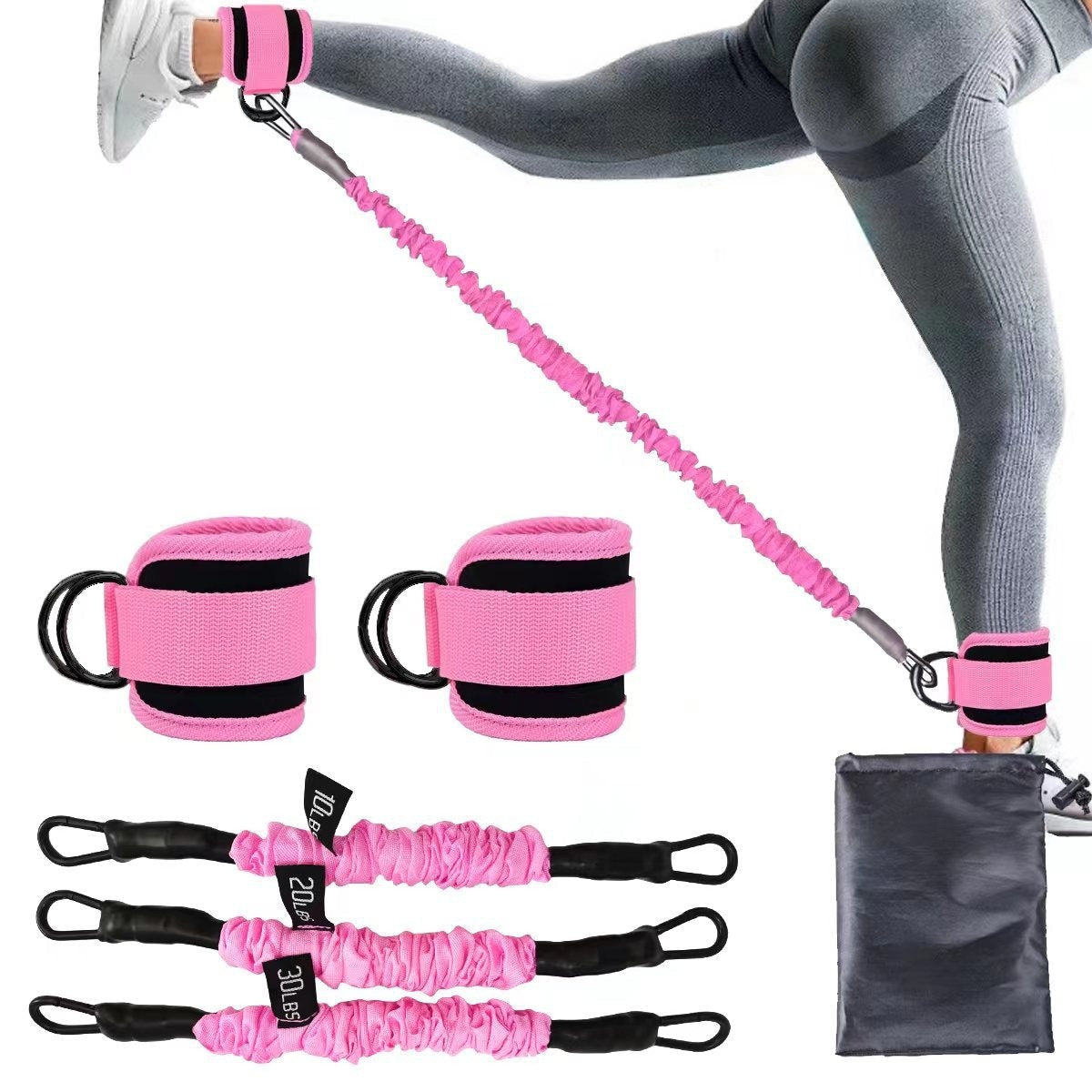 Ultimate Ankle Strap Resistance Bands for Hip and Leg Strength Training - Korvel