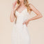 Elegant Lace Detail Adjustable Strap Mini Cami Dress