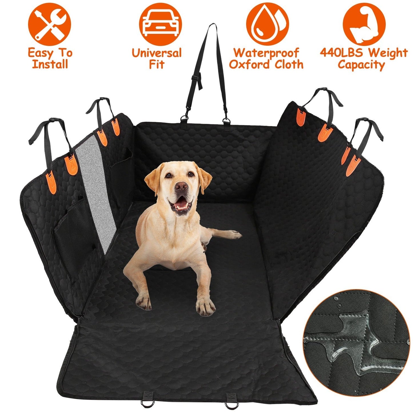 GBruno Dog Car Back Seat Cover