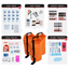 WSK Essential Survival Kit for Up To 6 People plus Dry Bag - Korvel
