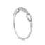 Bague en Argent Sterling .925 avec Accent de Diamant - Taille 6