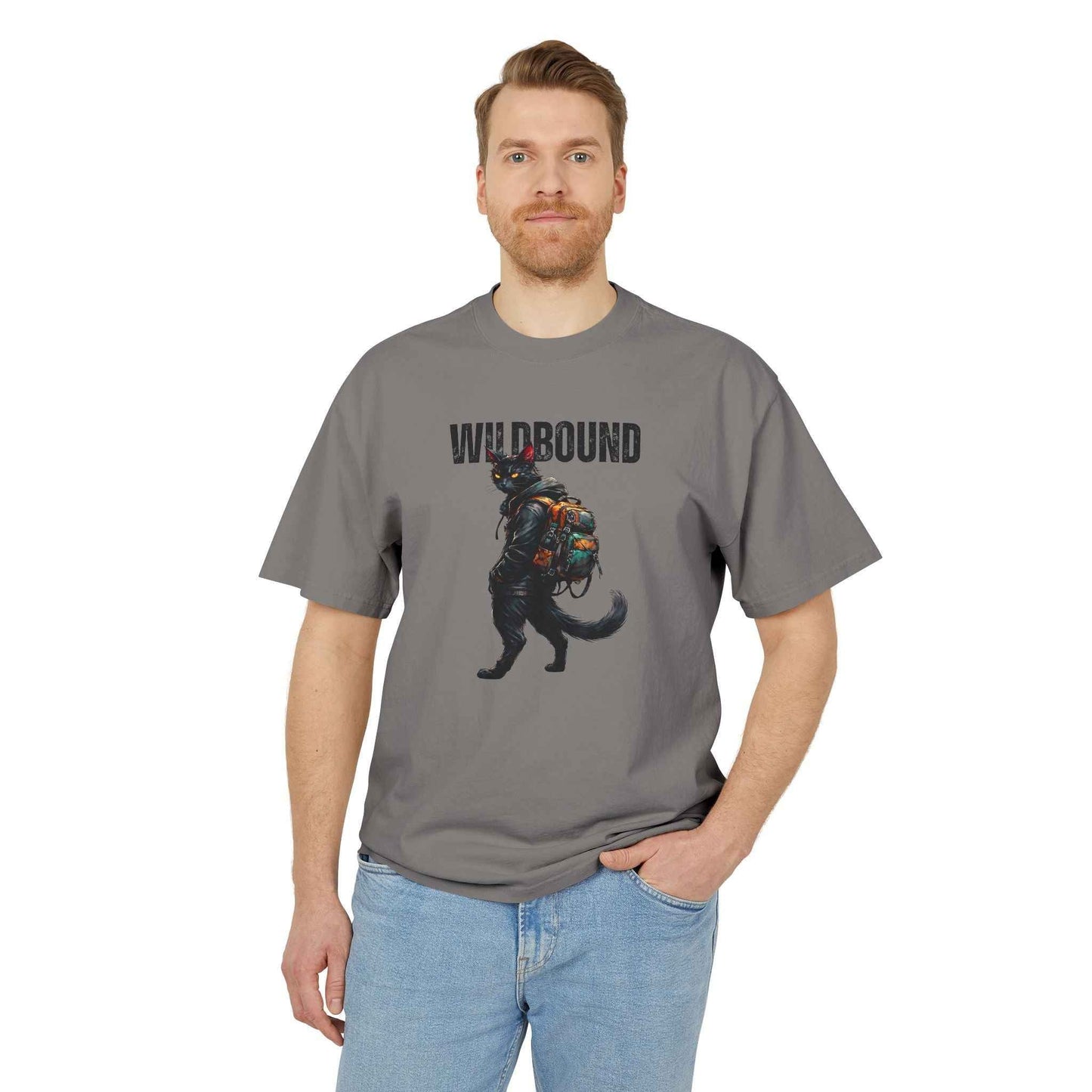 Wildbound Backpack Cat Heavyweight Tee