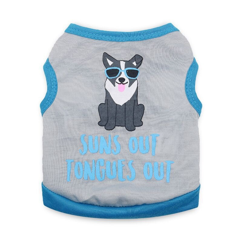 Dog Clothes Summer Clothes Teddy Bears Small Dogs Milk Dogs Puppy Clothes Pet Dog Vest Thin - Korvel