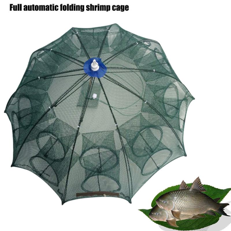 Filet de pêche pliable à écrevisses à 20 trous